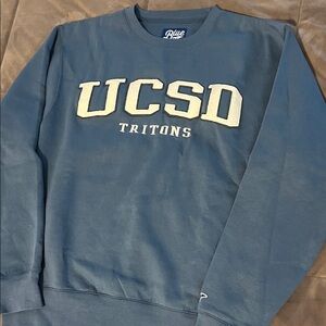 NWOT Blue 84 unisex Crewneck Sweater - Blue and White